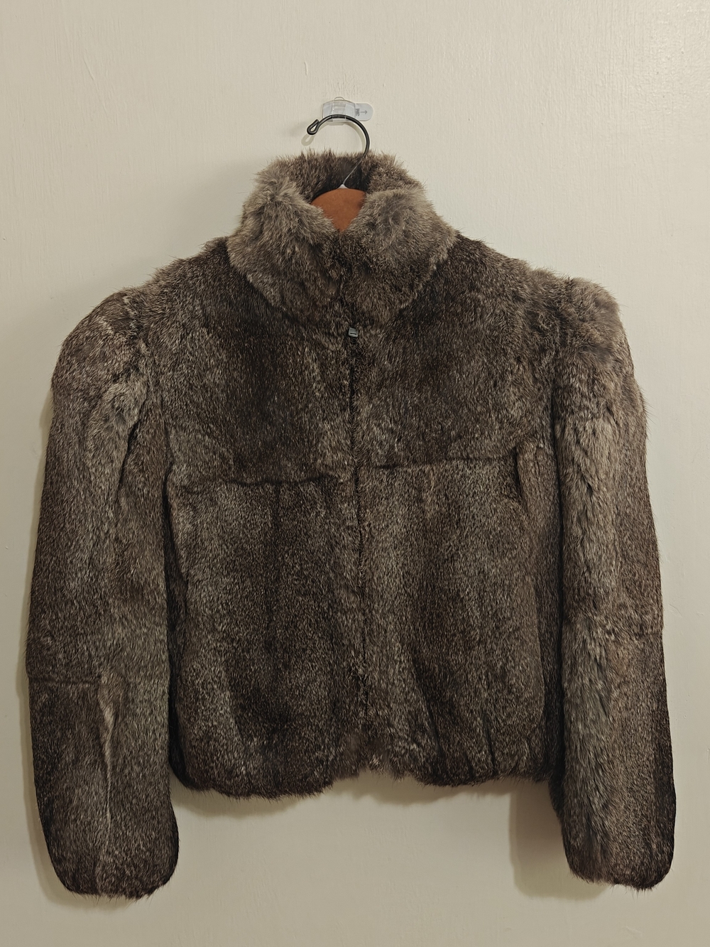 Vintage Rabbit Fur Cropped Jacket - Picture 3 of 10